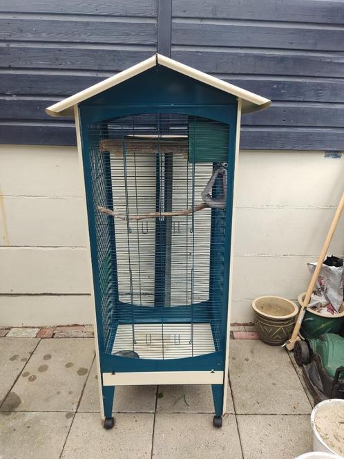 Te Koop Vogelkooi, Dieren en Toebehoren, Vogels | Hokken en Kooien, Gebruikt, Vogelkooi, Metaal, Ophalen