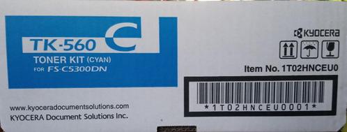 Kyocera TK-560 C, Originele Cyan Toner Cartridge FS-C5300DN, Computers en Software, Printerbenodigdheden, Nieuw, Toner, Ophalen of Verzenden