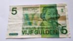 5 GULDEN BILJET   JOOST VAN DEN VONDEL, Ophalen, 5 gulden, Los biljet