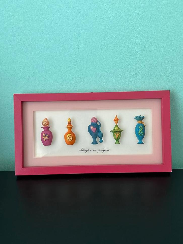 3D LIJST -  Miniaturen | Parfum | PinUp | PopArt | Retro, Huis en Inrichting, Woonaccessoires | Lijsten, Nieuw, Minder dan 50 cm