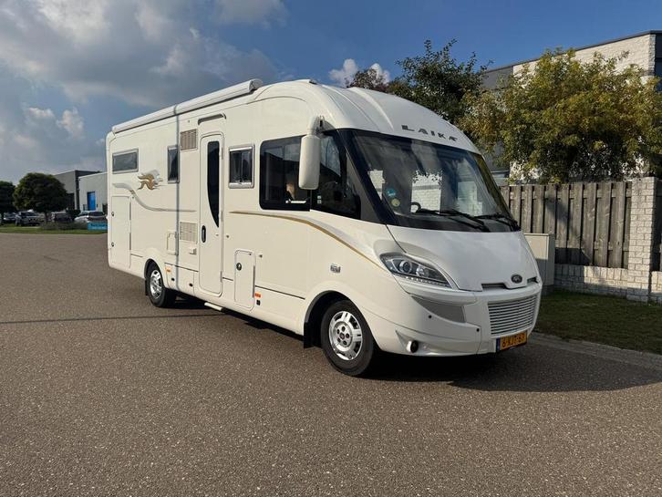 Zeer complete Laika Kreos 7009 lengte bed 180pk levelsyst., Caravans en Kamperen, Campers, Bedrijf, tot en met 4, Integraal, Laika