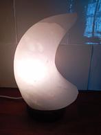Witte zoutlamp Maan 1,8kg 20cm, Overige materialen, Contact@spiru.nl, Ophalen of Verzenden, Spiru