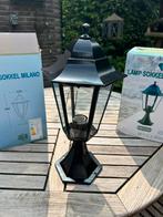2 NIEUWE sokkel lampen 46x23 cm (hxb), Tuin en Terras, Buitenverlichting, Ophalen, Staande lamp, 50 tot 250 watt, Nieuw