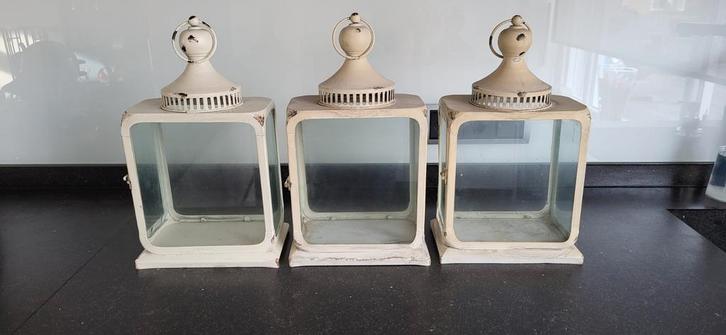 Metalen windlichten, Huis en Inrichting, Woonaccessoires | Kandelaars en Kaarsen, Metaal, Ophalen of Verzenden