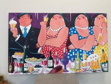 Schilderij van El van Leersum –Print op doek met certificaat beschikbaar voor biedingen