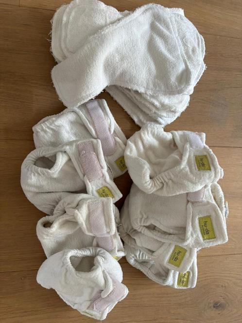 Hu-Da Newborn wasbare Luiers + Overbroekjes, Kinderen en Baby's, Overige Kinderen en Baby's, Gebruikt, Ophalen of Verzenden