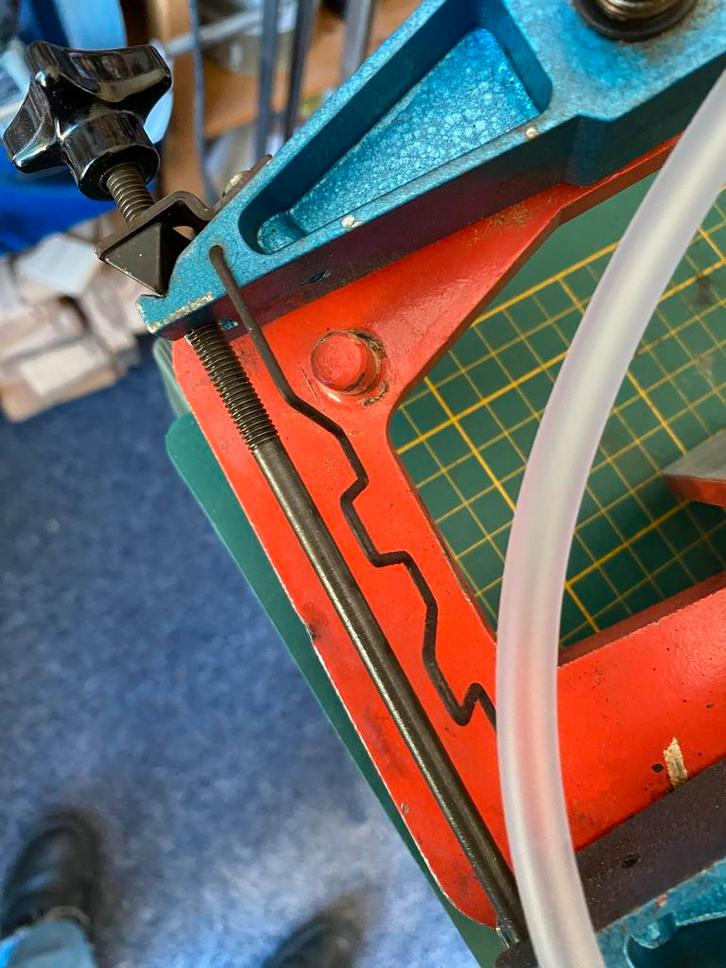 Hegner Multicut 1 Figuurzaagmachine - AEG Motor, Doe-het-zelf en Verbouw, Gereedschap | Overige machines, Gebruikt, Ophalen