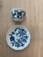 Blue Danube Zwiebelmuster espresso kop en schotel, Ophalen of Verzenden