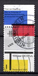 gestempelde zegel. Jaar 2017: de stijl met tab, Ophalen of Verzenden, Na 1940, Gestempeld