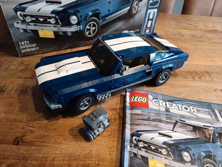 LEGO 10265 Ford Mustang - ZGAN!, Kinderen en Baby's, Speelgoed | Duplo en Lego, Zo goed als nieuw, Lego, Complete set, Ophalen of Verzenden