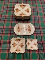 Rode rozen gele rozen cakeset bonbonset petit fourset, Ophalen of Verzenden, Zo goed als nieuw, Glas of Kopje