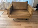 Mooie love-seat, kleur donker oker geel., Huis en Inrichting, Banken | Sofa's en Chaises Longues, Ophalen, Overige maten, 75 tot 100 cm