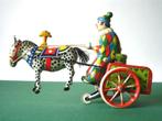 Lehmann variant clown met ezel blik speelgoed ca 1950, Ophalen of Verzenden