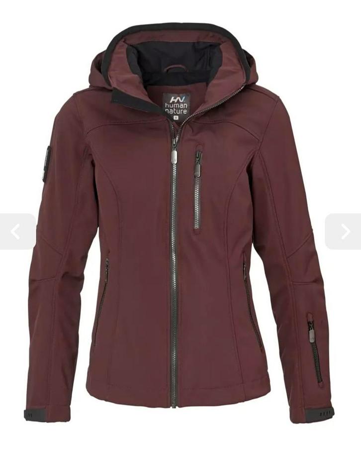 Human Nature Softshell Ski Jas XXXL (XXL) Bordeaux, Kleding | Dames, Jassen | Winter, Nieuw, Maat 46/48 (XL) of groter, Rood, Ophalen of Verzenden
