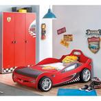 Race Cup setprijs autokamer Rood | 2-delige set by MMstore, Ophalen, Zo goed als nieuw, Eenpersoons, Jongenskamer, Race auto, Rood, sportief