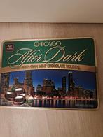 Blikken trommel uit Amerika Chicago. afm 27x20x3 cm  €1.00, Verzamelen, Ophalen of Verzenden, Overige