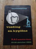 RAI Amsterdam.  Voeding en hygiëne. 1958, Verzamelen, Ophalen of Verzenden, Gebruikt, Rechthoekig Staand