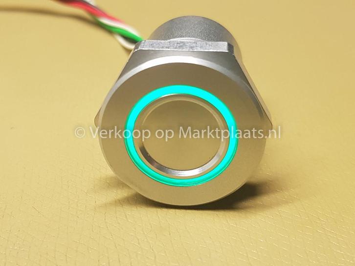 Schurter 1241.3011 verlichte piezo schakelaar / drukknop, Hobby en Vrije tijd, Elektronica-componenten, Gebruikt, Ophalen of Verzenden