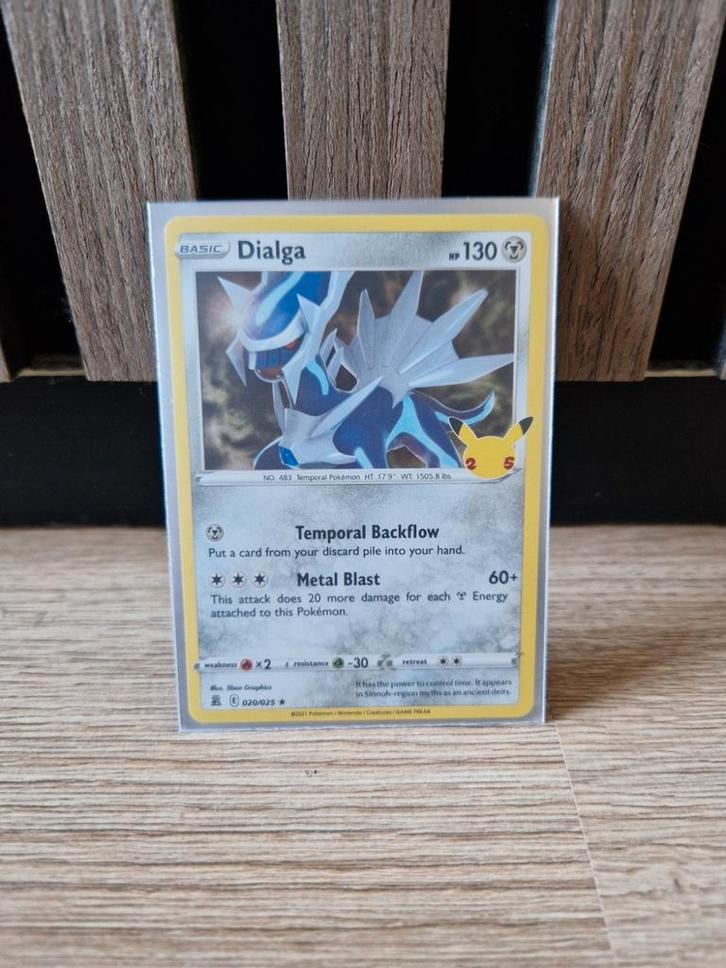 Dialga 020/025 Holo Pokemon McDonald's 25th anniversary, Hobby en Vrije tijd, Verzamelkaartspellen | Pokémon, Zo goed als nieuw