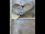 2x Bronzen tweeblad schroef, Watersport en Boten, Ophalen, Gebruikt, Motor en Techniek