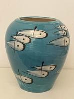 Pottery Basalt NL | keramieken vaas | visdecor | 2000-heden, Antiek en Kunst, Ophalen of Verzenden