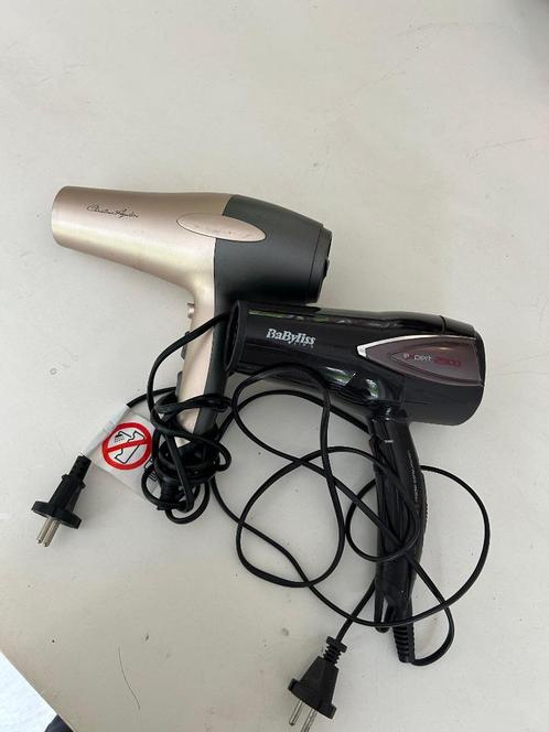Set van 2 Krachtige Föhnen (BaByliss + Christian Jacques) Tw, Sieraden, Tassen en Uiterlijk, Uiterlijk | Haarverzorging, Gebruikt