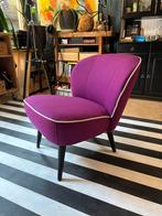 Beautiful cocktail chair, new sustainable wool fabric!, Huis en Inrichting, Fauteuils, Ophalen, Hout, Minder dan 75 cm, Zo goed als nieuw