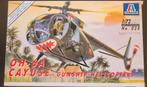 Italeri OH-6A Cayuse Gunship Helicopter 1:72, Hobby en Vrije tijd, Modelbouw | Vliegtuigen en Helikopters, Ophalen of Verzenden
