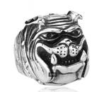 Bulldog ring, 20 of groter, Heer, Nieuw, Zilver