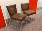 Twee stoelen, Huis en Inrichting, Stoelen, Ophalen of Verzenden, Gebruikt, Bruin