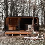 2in1 LUX Sauna + Whirlpool / Vatsauna / Hottub / Tuinsauna, Verzenden, Nieuw, Fins of Traditioneel, Complete sauna