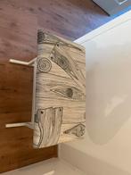 Pianokruk / Bijzettafel met Grafische Print, Huis en Inrichting, Krukjes, Ophalen, Gebruikt