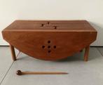 Houten teak tong drum tongue drum muziek instrument, Muziek en Instrumenten, Ophalen of Verzenden, Gebruikt, Overige merken