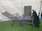 Set van 4 tuinstoelen, Ophalen, Zo goed als nieuw, Kunststof