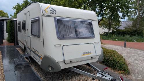 Knaus Südwind 500 b.j 2000 met 3m.voortent, 2 Enkele Bedden, Caravans en Kamperen, Caravans, Particulier, tot en met 4, 750 - 1000 kg