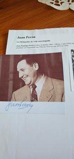 Juan Perón Handtekening, Verzenden
