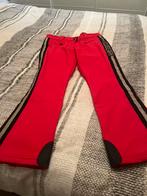 Goldbergh ski broek maat 46 rood met goud/zwarte bies., Broek, Maat 46/48 (XL) of groter, Ophalen of Verzenden, Zo goed als nieuw