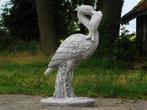 Beeld Reiger met Vis - 90 cm - Steen, Ophalen of Verzenden, Nieuw, Steen