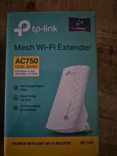 TP-Link RE190 / wifi versterker, Computers en Software, Netwerk switches, Zo goed als nieuw, Ophalen of Verzenden