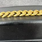 Gouden Armband | 18k | 18,34g | Gourmet | 21cm | 388651, Ophalen of Verzenden, Gebruikt, Goud, Goud