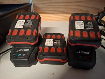 Parkside Accu + Lader 20v  beschikbaar voor biedingen