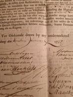 Antiek document 1772 van den Helm Boddaert Middelburg, Antiek en Kunst, Ophalen of Verzenden