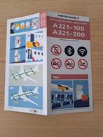Air France A321 flight safety card, Ophalen of Verzenden, Schaalmodel