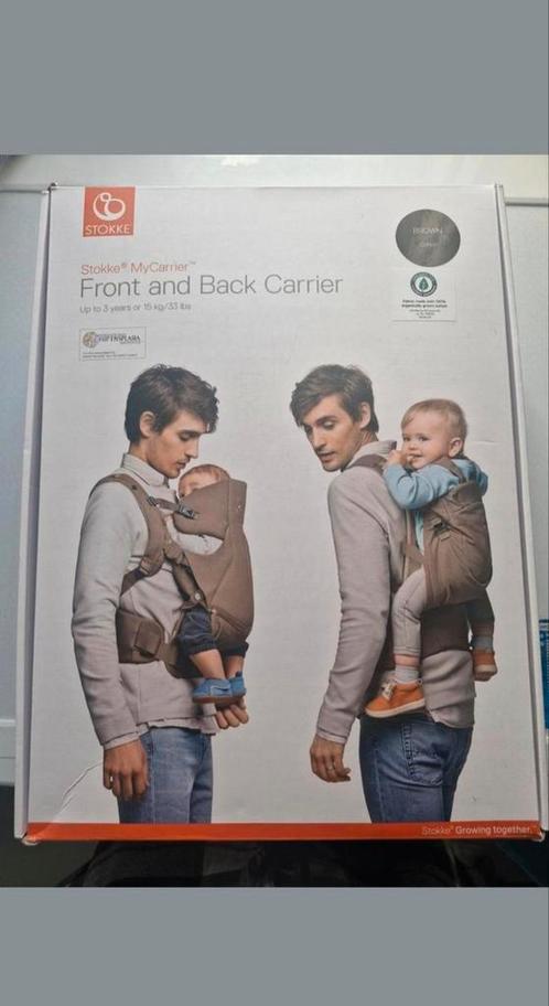 Draagzak Stokke MyCarrier front and back., Kinderen en Baby's, Babydragers en Draagdoeken, Zo goed als nieuw, Draagzak, Ophalen