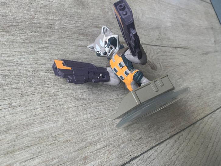 Disney Infinity Figuurtje Guardians ot Galaxy Rocket Raccoon, Spelcomputers en Games, Games | Nintendo Wii, Zo goed als nieuw