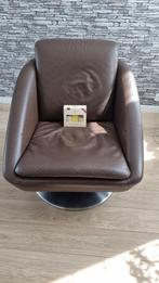 FAUTEUIL LATTE LEDER (81x87x96', Gebruikt, Leer, Ophalen