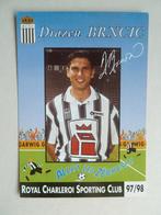 Spelerskaart.  Drazen.Brncic  Royal Charleroi SC 1997/98, Ophalen of Verzenden, Zo goed als nieuw, Buitenlandse clubs, Spelerskaart