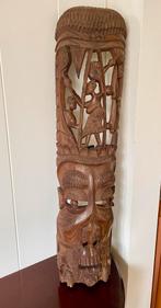 Zuid-Afrikaanse decoratieve masker houtsnijwerk reliëf, Antiek en Kunst, Kunst | Beelden en Houtsnijwerken, Ophalen