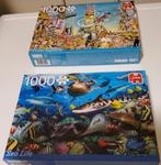 2 JUMBO PUZZELS 1000 STUKJES, Ophalen of Verzenden, 500 t/m 1500 stukjes, Zo goed als nieuw
