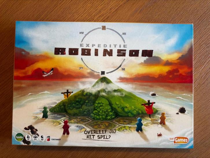 Expeditie Robinson bordspel, Hobby en Vrije tijd, Gezelschapsspellen | Bordspellen, Nieuw, Een of twee spelers, Drie of vier spelers
